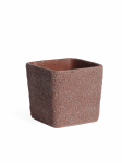 Lillepott Domoletti BTP07G, tsement, punane v.