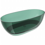 Vann, teisaldatav Mexen Pure, 170 cm x 80 cm x 58 cm, ovaalne, teal transparent v.
