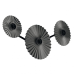 Valgusti lagi ja seinad Osram, E27, 3 x 40 W, must v.