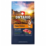 Kuiv koeratoit Ontario Puppy Medium, lambaliha, 6.5 kg