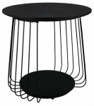 Kohvilaud M&M Grania, must v., 50 cm x 50 cm x 50 cm