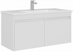 Vannitoakapp valamuga Kalune Design Arno, valge v., 45 cm x 100 cm x 52 cm