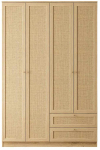 Riidekapp Kalune Design Baru, beež v., 52 cm x 137 cm x 210 cm