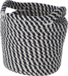 Korv, esemete hoidmiseks Home Styling Collection KR2800060, valge v./must v., 13 x 13 x 13 cm