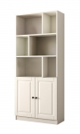 Raamaturiiul Kalune Design Beyza Rb-023, valge v., 180 cm x 33 cm x 70 cm