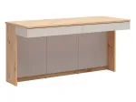 Kirjutuslaud sahtlitega Point One, 160 cm x 79 cm, 65 cm, ka&scaron;miir v./artisan oak v.
