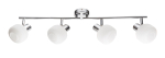 Valgusti lagi Candellux Lighting Andrus 94-45003, E14, 4 x 40 W, valge v. / kroom v.