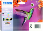 Tindiprinteri kassett Epson T0807, sinine v./must v./kollane v.