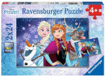 Pusle 2in1 Ravensburger Frozen Friends 09074, 26 cm x 18 cm, 48 tk, mitmev&auml;rviline