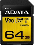M&auml;lukaart Adata, 64 GB, 290 Mb/s - 260 Mb/s