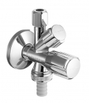 Ventiil Schell, nurk, pesumasina &uuml;hendamiseks, 3/8 tolli - v&auml;liskeere, 1/2 tolli - v&auml;liskeere, 10 mm - pingutatav