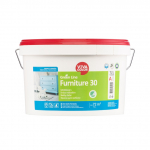 V&auml;rv, m&ouml;&ouml;bli jaoks Vivacolor Green Line Furniture 30A, poolmatt, 7.2 l, furniture 30 a-valge