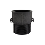 Reguleeritav pjedestaali pistik EC, 66 - 110 mm, pol&uuml;prop&uuml;leen (pp), 10 cm x 10 cm, must, 2 tk