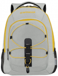 S&uuml;learvuti seljakott Wenger Mars Backpack Grey/Yellow, kollane/hall, 16"