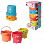 Liivakasti &auml;mber ASKATO Colorful Buckets, mitmev&auml;rviline, 5 tk