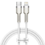 Juhe Baseus, Apple Lightning/USB-C, 100 cm, valge v., 20 W