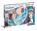 Pusle Clementoni Frozen 2 25737, 48.5 cm x 33.5 cm, 104 tk, mitmev&auml;rviline