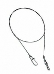 Kalastusrihm Jaxon Board With Leader, 25 cm, must v., 50 tk