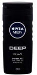 Meeste kehapesugeel Nivea Men Deep Clean, 250 ml
