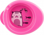 Kauss Chicco Warmy Plate CHI000097, 6+ kuud, plastik/silikoon, roosa v.