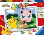 Maalimine numbrite j&auml;rgi Ravensburger CreArt Pokemon, mitmev&auml;rviline