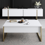 Elutoa m&ouml;&ouml;blikomplekt Kalune Design Luxe, sise, kuldne v./valge v.