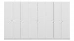 Riidekapp Kalune Design Noah 8251, valge v., 35 cm x 360 cm x 210 cm