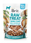 Koeramaius Brit Raw Treat Skin & Coat, kalaliha/kanaliha, 0.04 kg