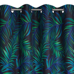 &Ouml;&ouml;kardin Mariall ZKNN-02, must v./roheline v., 140 cm x 250 cm