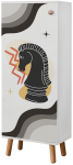 Kingakapp Kalune Design Vegas B 952, pruun v./valge v., 38 cm x 50 cm x 135 cm
