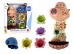Vannitoa m&auml;nguasjade komplekt Lean Toys Sea Animals & Ship 12234, pruun v.