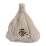 Saunam&uuml;ts Namų Tekstilė, puuvill/linane, 40 x 40 cm, beež v.