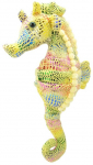 Pehme m&auml;nguasi Wild Planet Sea Horse, kollane, 28 cm