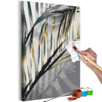 Maalimine numbrite j&auml;rgi Artgeist Golden Palm Tree MA_0647, mitmev&auml;rviline, 40 x 60 cm