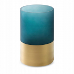 K&uuml;&uuml;nlahoidja Musa 7, klaas, &Oslash; 15 cm, 25 cm, kuldne/sinine