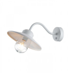 &Otilde;ue seinavalgusti Elstead Lighting Klampenborg 1, 60W, E27, IP44, valge v., 27.5 cm x 25.5 cm