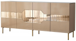 Konsoollaud Kalune Design Milan, kuldne v./pronksiv&auml;rvi v., 180 cm x 40 cm x 80 cm