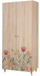 Riidekapp Kalune Design Lidya 915, pruun v., 52 cm x 90 cm x 192 cm