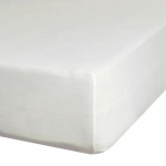 Voodilina Design 91 Jersey, kreemjasvalge, 220 x 240 cm, kummiga