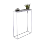 Konsoollaud ADRK Lucas, valge v./hall v., 20 cm x 60 cm x 80 cm