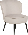 Tugitool Beliani Voss, hall pruun v., 52 cm x 60 cm x 76 cm