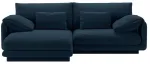 Nurgadiivan Micadoni Torino Structured, s&uuml;gavsinine v., vasak, 220 x 170 cm x 83 cm