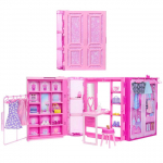 Nuku kapp, koos tarvikutega Mattel Barbie Dream Closet, roosa v./mitmev&auml;rviline
