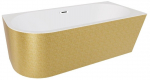 Vann, teisaldatav Besco Zoya Glam Gold, 170 cm x 80 cm x 59 cm, parempoolne, kuldne/kroom