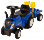 T&otilde;uketraktor, koos tarvikutega BabyTrold New Holland, sinine v.