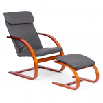 Tugitool koos jalatoega ModernHome, hall v./p&auml;hklipuu v., 83 cm x 67 cm x 96 cm