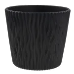 Lillepott, plastik, 22.5 cm x 22.5 cm, &Oslash; 22.5 cm, pruun v.