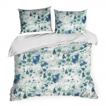 Voodipesukomplekt PTE-171, sinine v./valge v., 70 x 80 cm, 200 x 220 cm