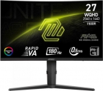 Monitor MSI MAG (275CQRF QD E2), Rapid VA, 180 Hz, WQHD, 27"