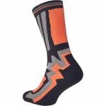 Sokid meeste Cerva Knoxfield Long, must v./oranž v., 43-44 suurus
